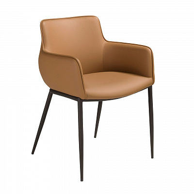 Стул Angel Cerda 4177 из коричневой экокожи 459585