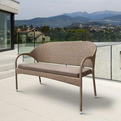 Диван Afina Garden S70B-W56 Light brown Коричневый