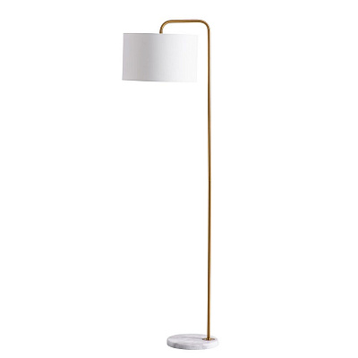 Торшер с абажуром Arte Lamp RUPERT A5024PN-1PB