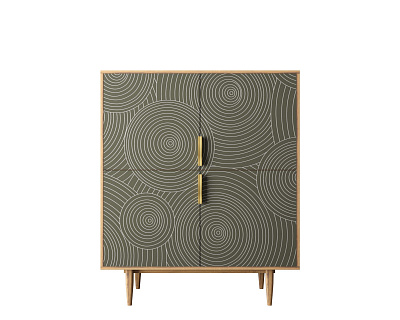 Комод Этажерка Line (Лайн) R19/browngrey