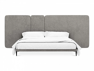 Кровать OgogoHome Licata 961641 серый