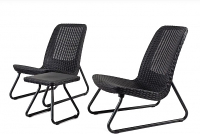 Комплект для балкона Keter Рио Патио (Rio Patio set) Графит 17197637
