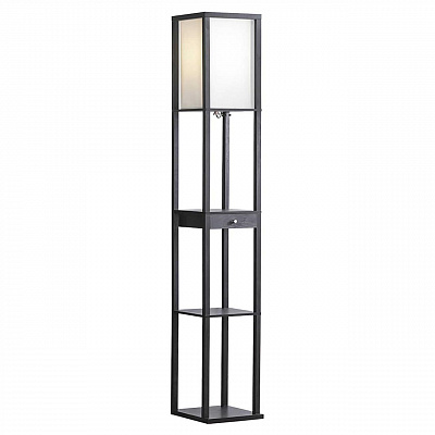 Деревянный торшер с полками Lussole WOODRUFF LSP-0333